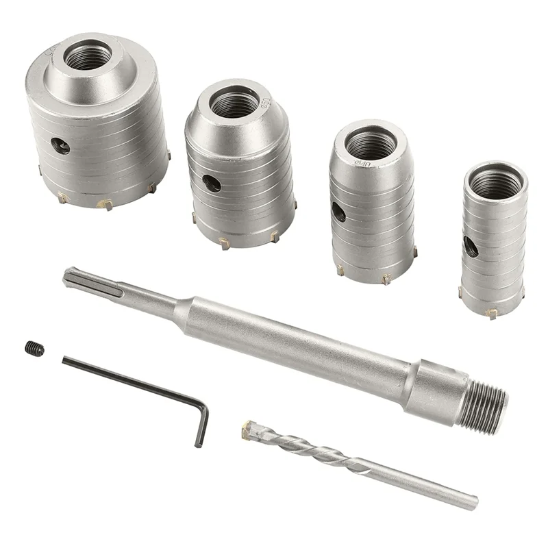 A58Zคอนกรีตรูชุดเลื่อย,30 40 50 65 มม.เจาะBitsสําหรับSDS Plusค้อนเจาะ,เจาะวงกลมBitsชุดเลื่อยสําหรับอิฐ