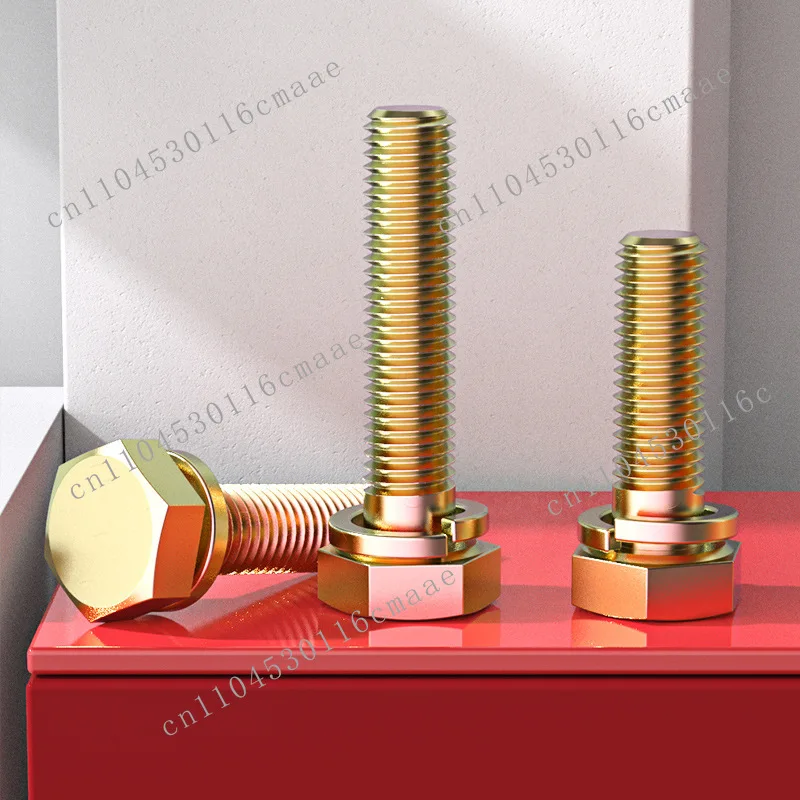 8.8 grade outer hexagonal washer combination bolt GB9074.15 hexagonal head two combination screws