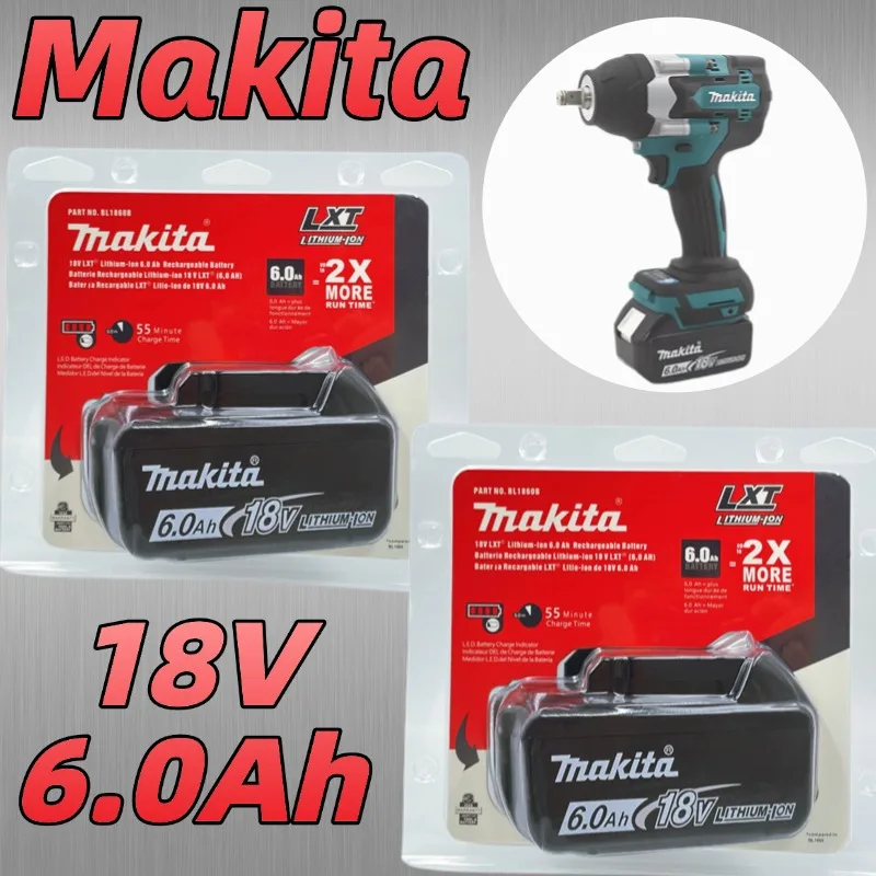 

Genuine 6AH makita BL1860 Replacement 18V Battery Power Tools Li-ion for 18V Screwdriver with BMS TPCELL 18V
