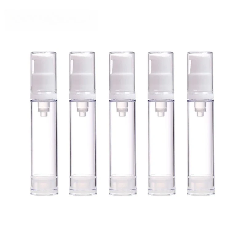 3Pcs 5/10/15ml Vacuum Spray Lotion Bottle Airless Mist Dispensing Pressing Continuous Spray