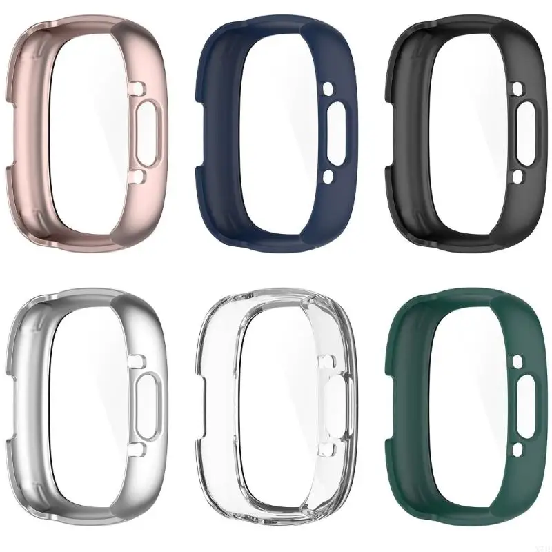 X7jb Shock-Prooble Pc Case Protector для Sense2/Versa4 Wwatch Hourder Houptections Защита корпуса Shell Shell Watch