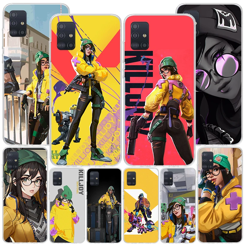 Valorant Killjoy Phone Case For Samsung Galaxy A51 A41 A31 A21S A11 A71 A50 A70 A40 A30 A20S A10E A10S A6 A7 A8 A9 + Shell