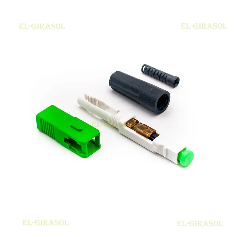 Imagem -03 - Conector Rápido de Fibra Óptica Unikit Novo Modelo Esc925t sc Apc sc Upc 46x9x8 mm