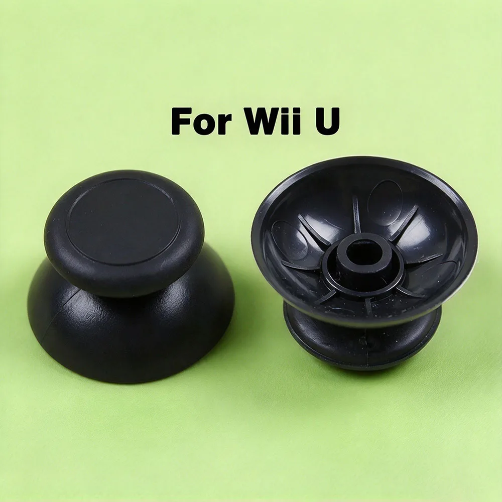 2PC For Wii U 3D Analog Joystick Grip Cap Buttons For WII WIIU Thumbstick Keys Gamepad Controller Replacement Parts