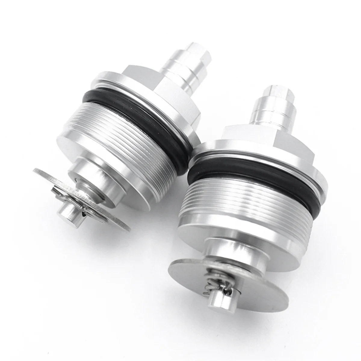 

Motorcycle Shock Absorber Screw Decoration Front Fork Screw Cover for Suzuki GW250 DL250 GSX250R Silver jasmine