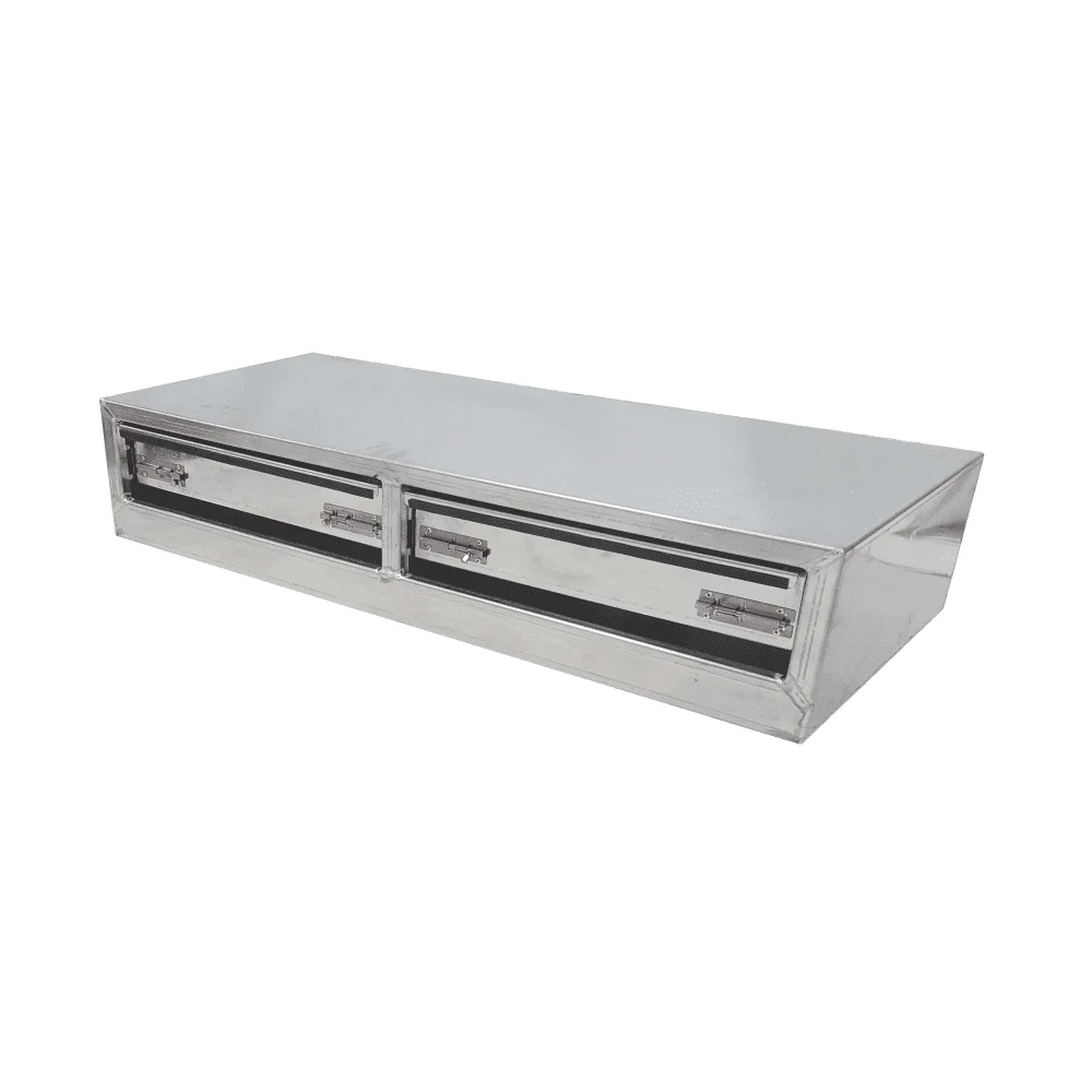 Custom Aluminum Drawer 1220mm Aluminium Toolbox Canopy Camper Tool Box Drawer Unit 1400D with Heavy Duty for Storage