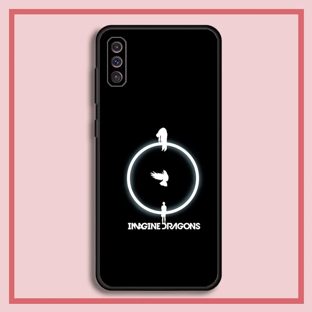 I-Imagine D-Dragons Night Visions Phone Case For Samsung S23,23,22,30,21,10,9,Note20 Ultra,Lite,Ultra,5G,Plus,FE,Black Soft Case