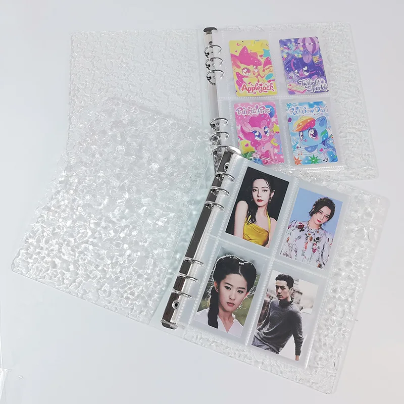 A5 Acrylic Water Ripple DIY Binder Photocards Collect Book Diary Agenda Planner DIY Cover Album Stationery