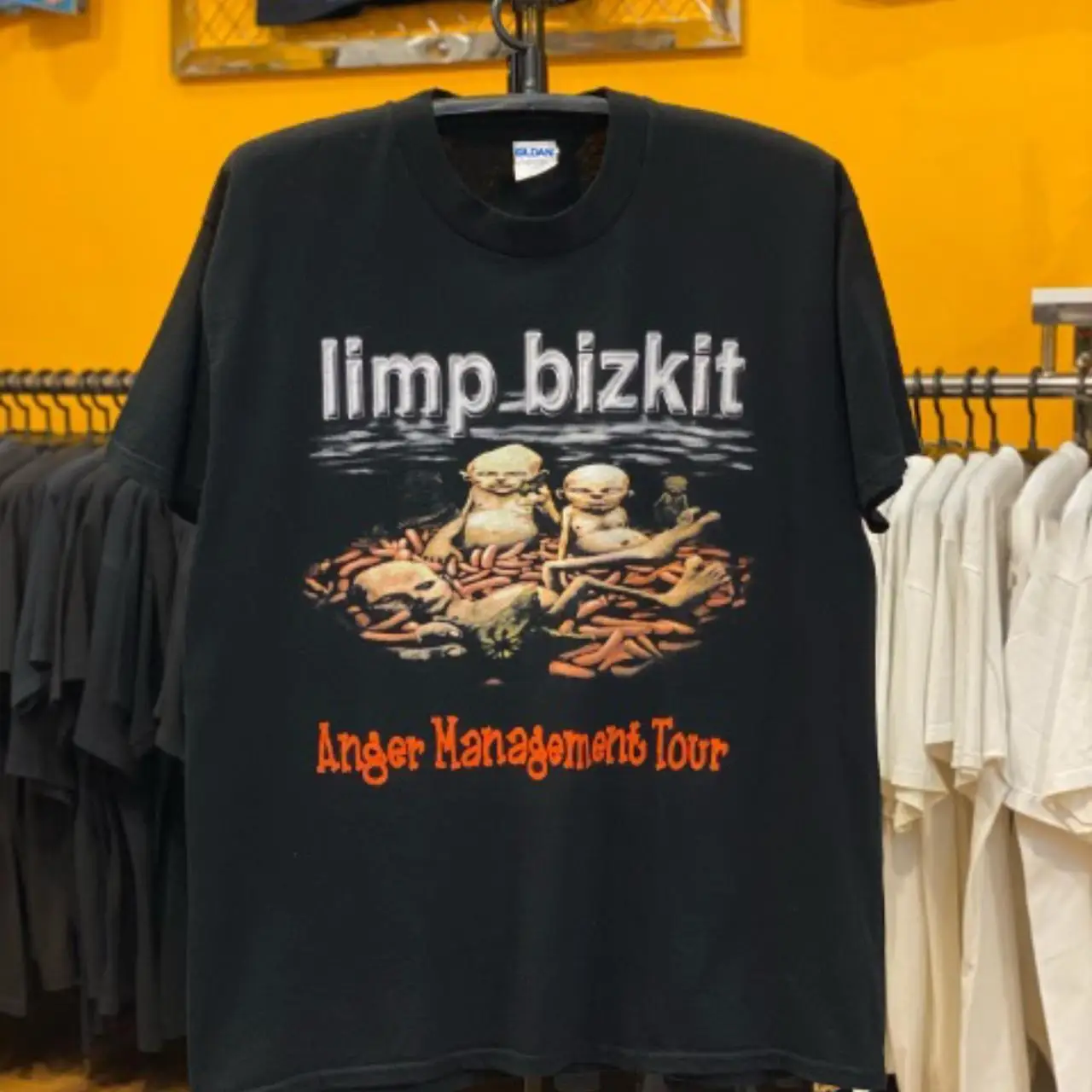 

Футболка Limp Bizkit Band Tour, черная футболка унисекс с коротким рукавом, перепечатка