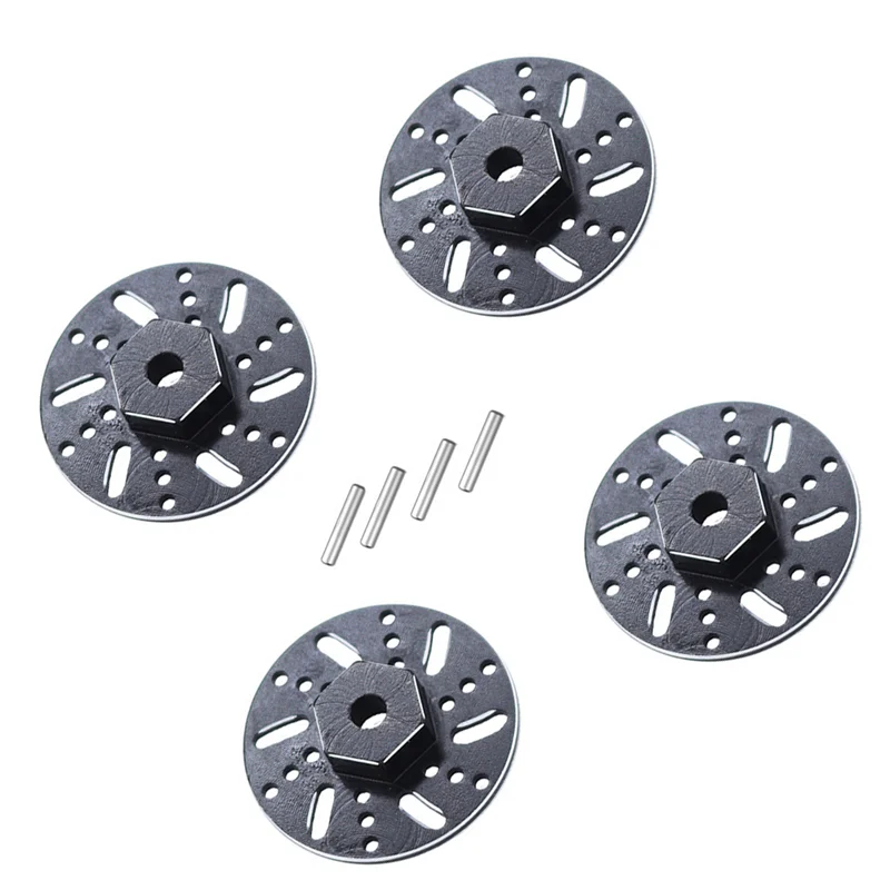 4Pcs Metal 9mm Wheel Hex Adapter Brake Disc for SG 1603 SG1603 SG1604 UD1601 UD1603 UD1604 1/16 RC Car Upgrades Parts,3