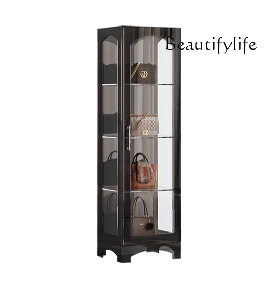 

Nordic acrylic living room display cabinet household simple door figure display cabinet