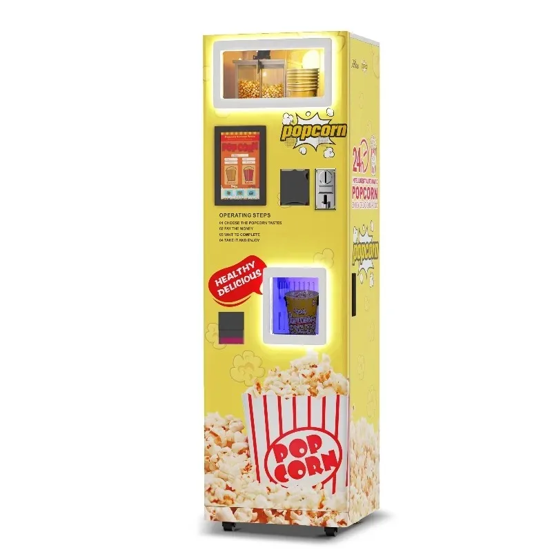Customized Commercial Mini Popcorn Vending Machine 2 Flavors with CE