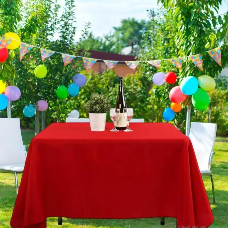 581C Rectangular Tablecloth Heat Resistant Easy to Clean Table Runner Camping