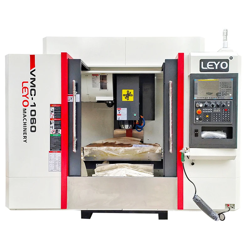 LEYO Vmc1060/1160/1165 Chinese Manufacturer 3-Axis 4-Axis 5-Axis Steel Cutting And Milg Hine Vmc Cnc Hining Center