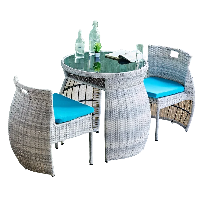 Nordic Modern Dining Chair Table Set Relaxing Rattan Dining Chair Design Garden Sillas Para Comedor Space Saving Furniture