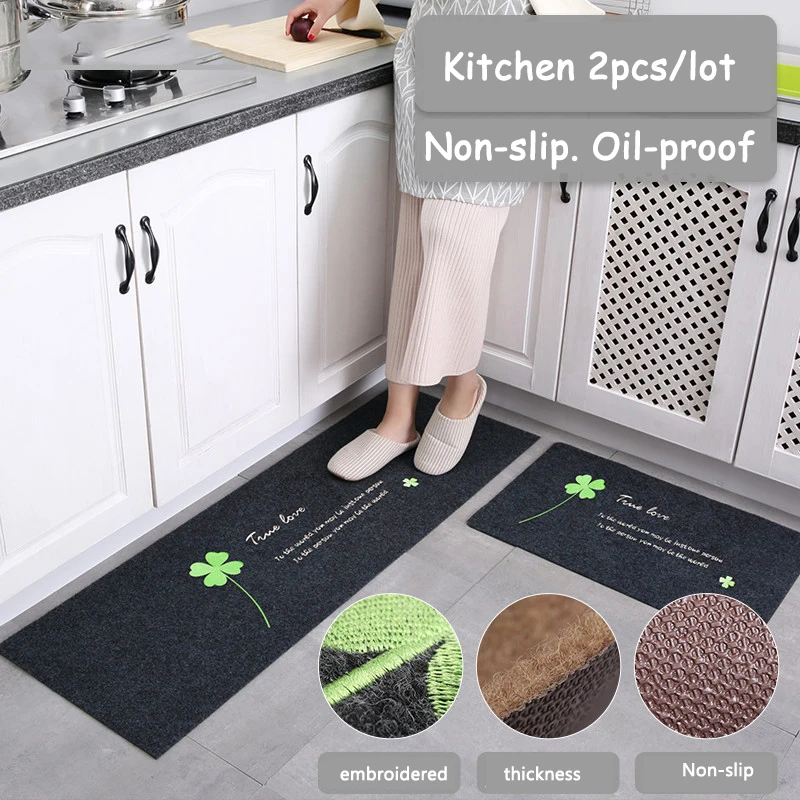 Door Mat Tapete Doormats Carpet Thin Non-Slip Kitchen Bathroom Room Pad Floor Home Mats Absorbent