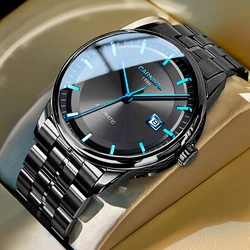 CARNIVAL IW For Men Watch Automatic Japan Miyota Mechanical Business SS316 Steel Wristwatch Sapphire Crystal Male New Clock Date