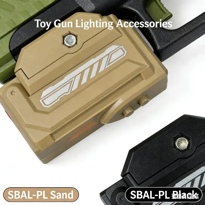 

2026 New 20mm Laser Flashlight Combo LED Lighting Camping Travel CS Game Toy Accessories
