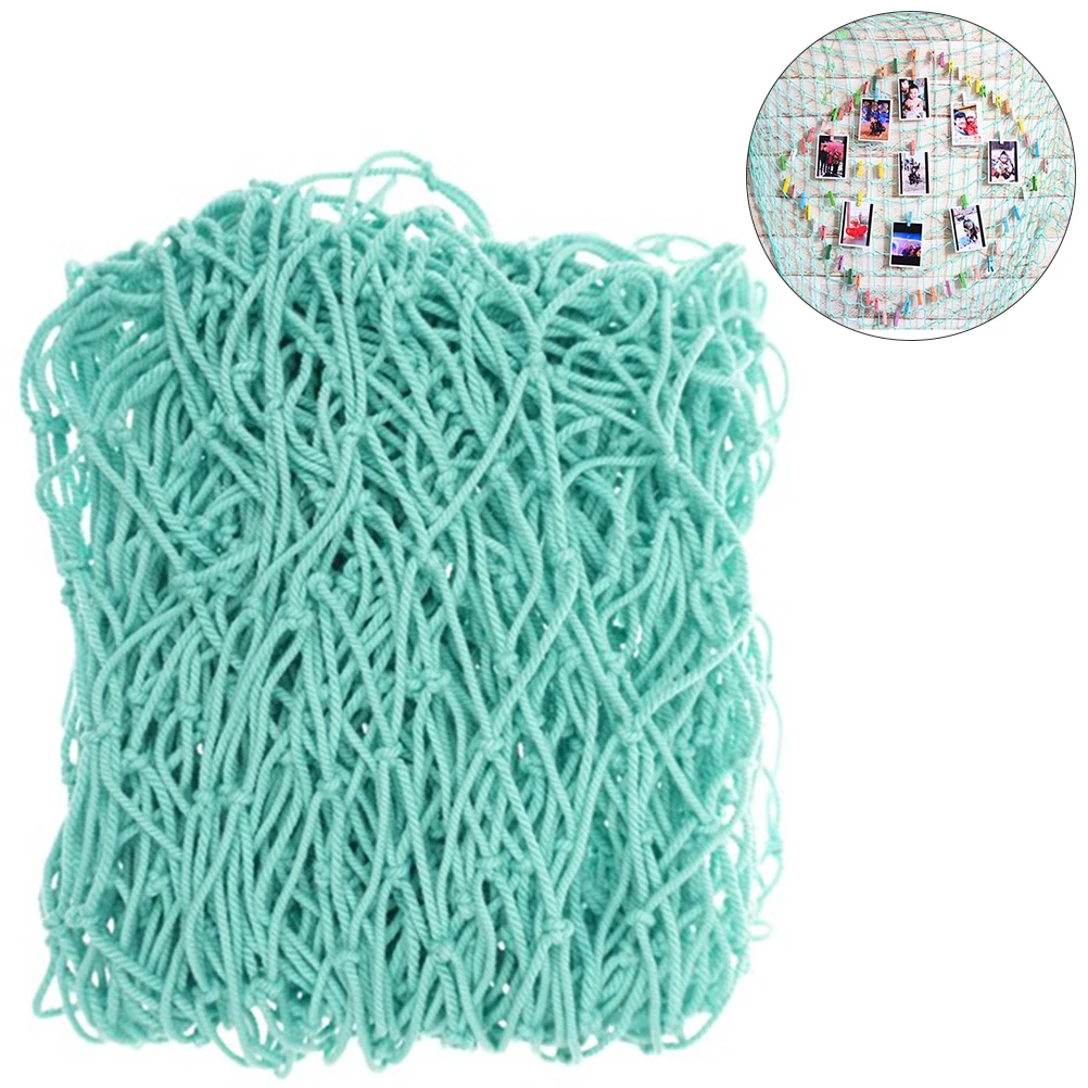 

Fishing Net Wall Decor 175X170Cm Large Fishnet Background For Photo Display Nautical Party Home Cafe Decoration Fish Net Wall