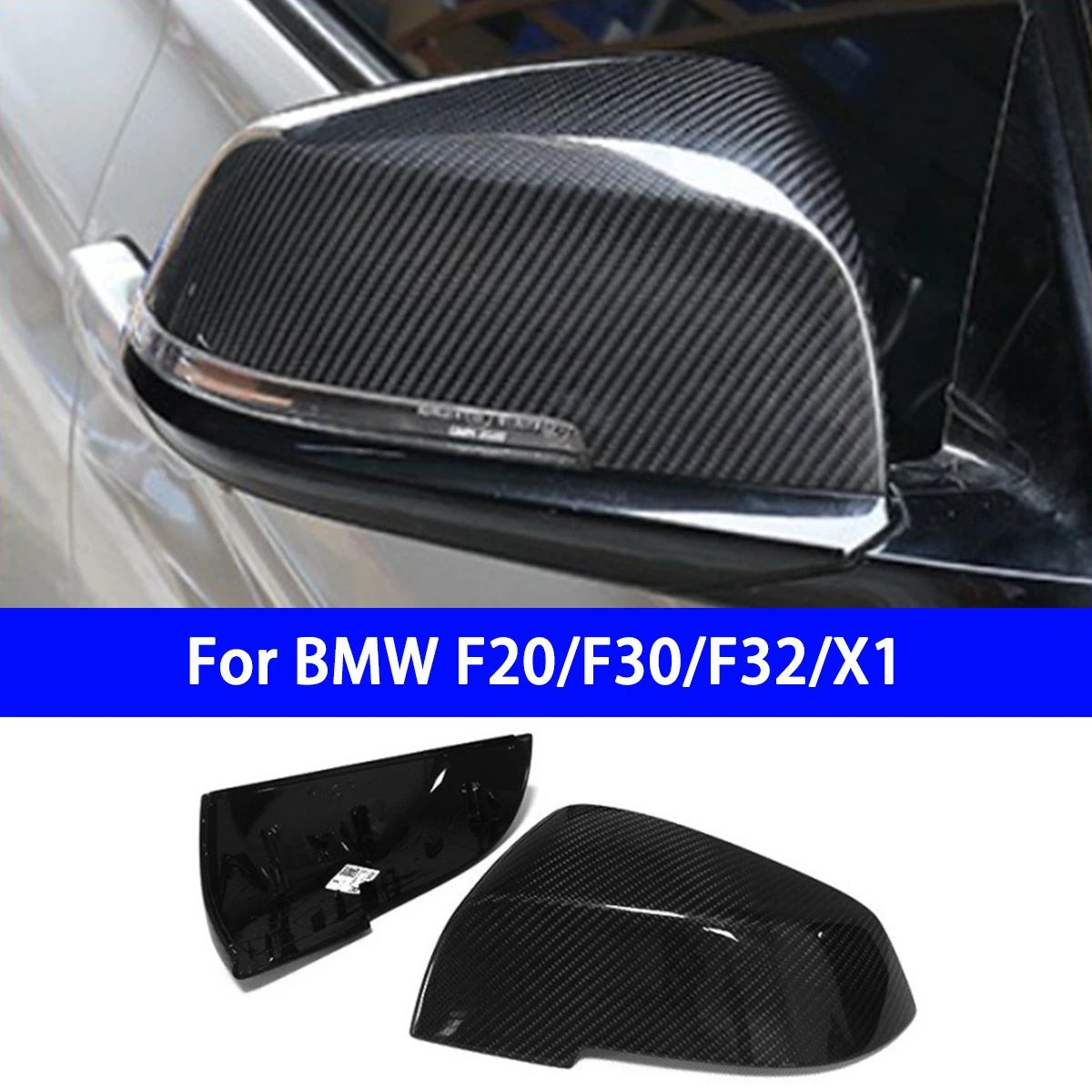 

Suitable for BMW F20/F30/F32/X1 Original Model Replacement Carbon Fiber Rearview Mirror Housing and Reverse Mirror Cover