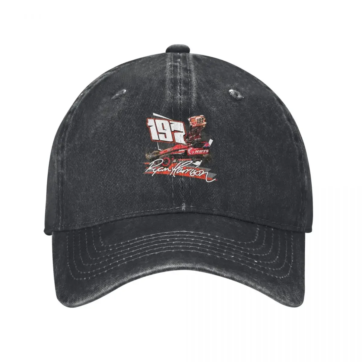 197 Ryan Harrison Brisca F1 Stock Car 2021 Baseball Cap derby hat Golf black Female Men's