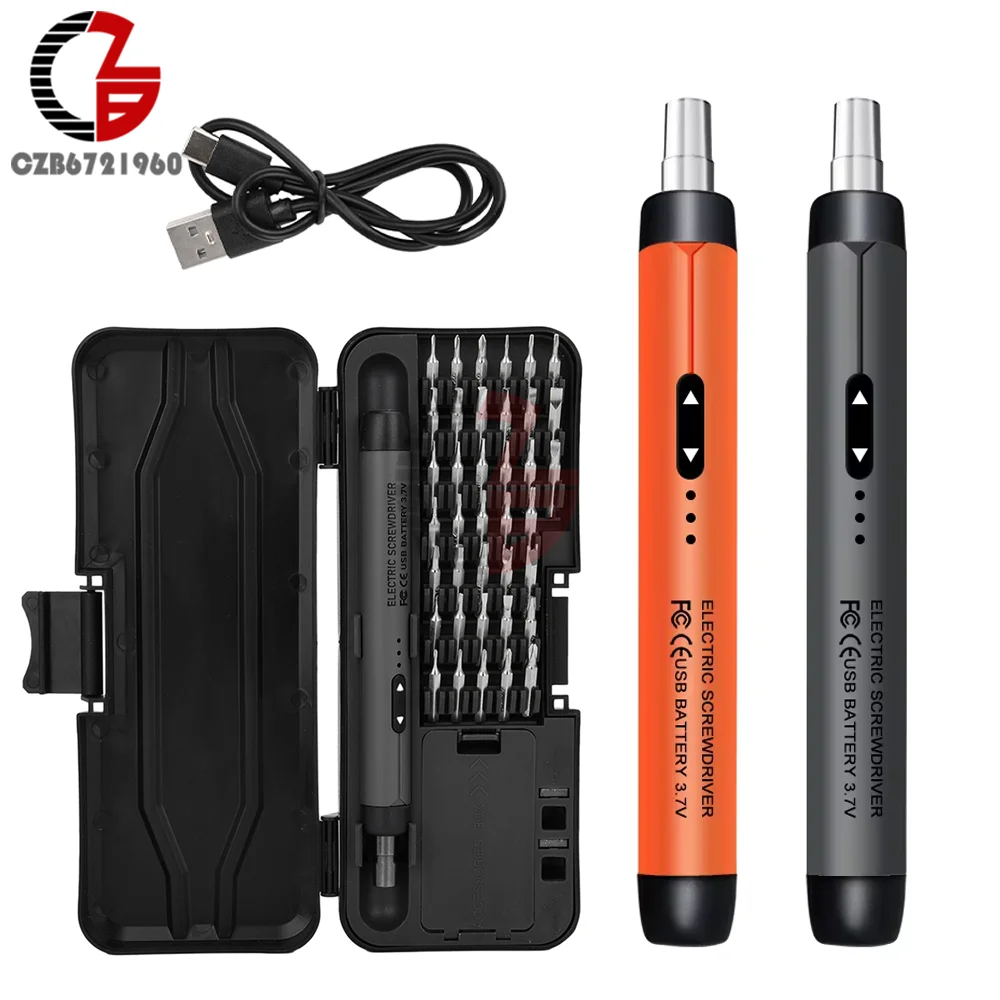 Electric Screwdriver Set Rechargeable Wireless Precision Power Tool Magnetic Screw Driver Bits for IPhone Glasses Watch PC