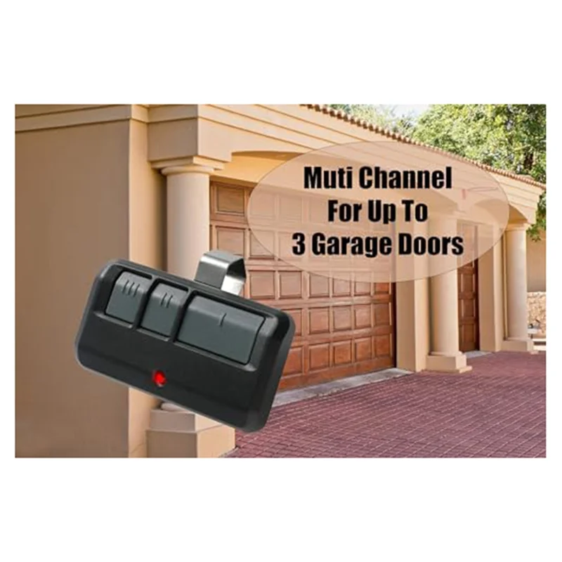 A86G-abridor de puerta de garaje Universal remoto para Chamberlain Liftmaster 893MAX 893LM 373LM 973LM 83LM-3 piezas botón caja moderna Des