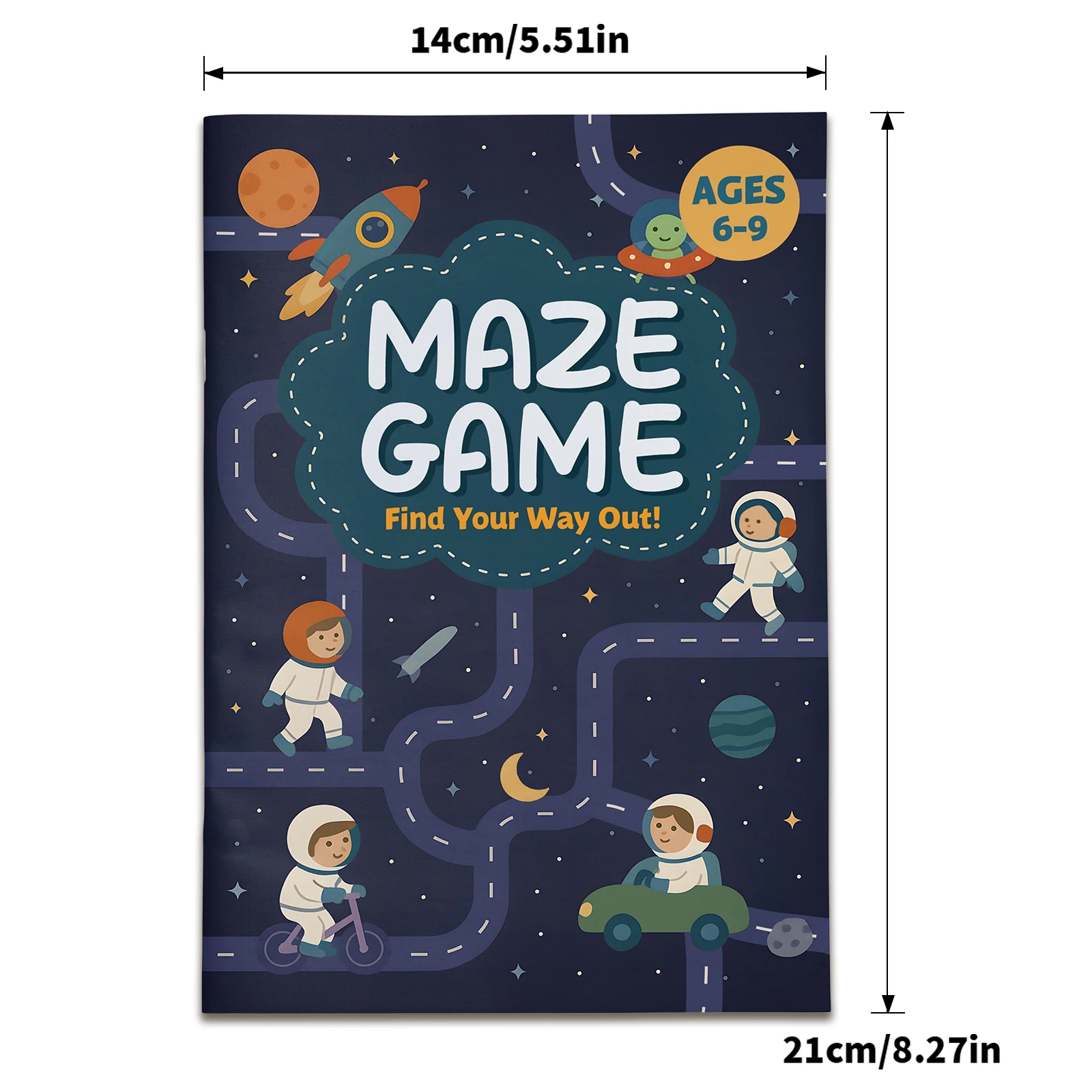 Maze Challenge Books for Children – Improve Thinking and Problem-Solving Skills with Fun Mazes
