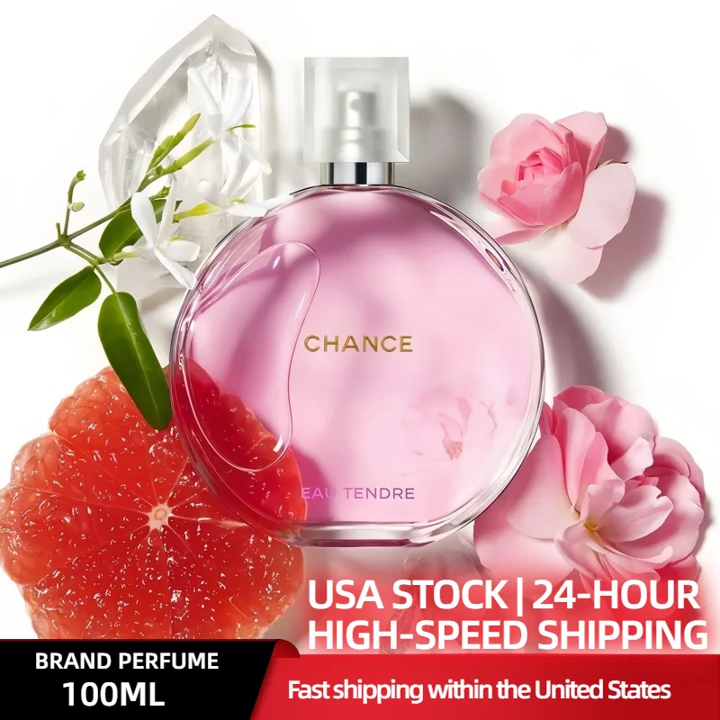 Brand Women Perfume 100ml, Elegant Charm Perfume,Romantic Floral Scent Body Spray, Long-lasting Classic Light Fragrance,