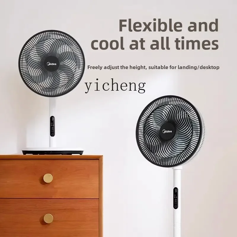 ZK ventilatore elettrico ventilatore da pavimento domestico verticale a risparmio energetico che scuote la testa telecomando grande vento