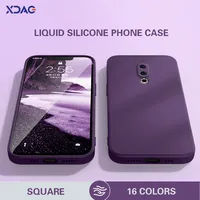 Original Square Liquid Silicone Phone Case for Meizu 16th 6.0\