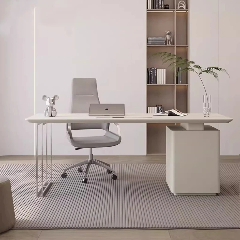 Italian-style Office Desks Lacquer Finish Creative Office Desks Simple Modern Office Furniture Scrivanie Per Ufficio ZY40BGZ
