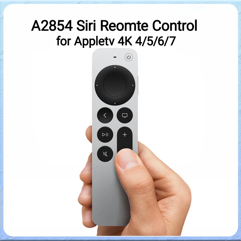Original Remote Control 3rd Generation A2854 for AppleTV 4K 4,5,6 Gen, USB-C Rechargeable Bluetooth Smart Remote