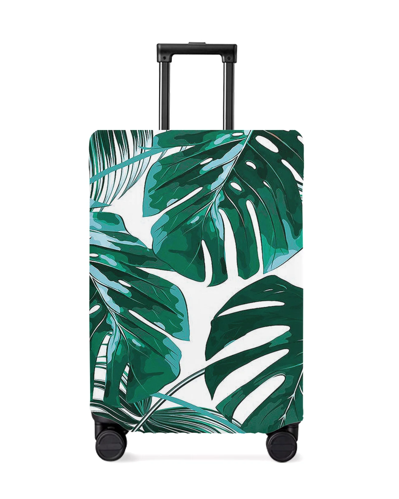 

Green Tropical Jungle Plant Palm Leaves Luggage Protective Cover Travel Accessories Suitcase Elastic Dust Case Protect Sleeve