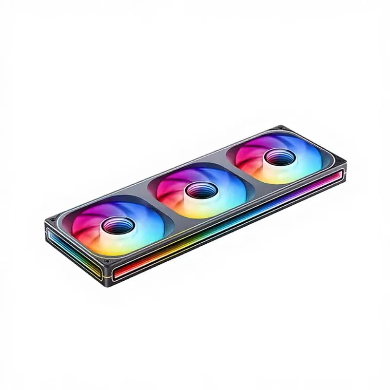 120Mm RGB ball bearing chassis fan, aluminum copper, high-speed high-quality gaming computer chassis, new heat dissipation