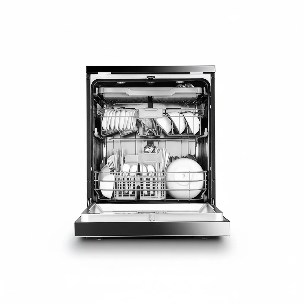 

Built-in Dishwasher, 24 Inch Stainless Steel Smart Automatic Dishwasher, 13-16 Place Settings with Drying Function, Heavy Duty