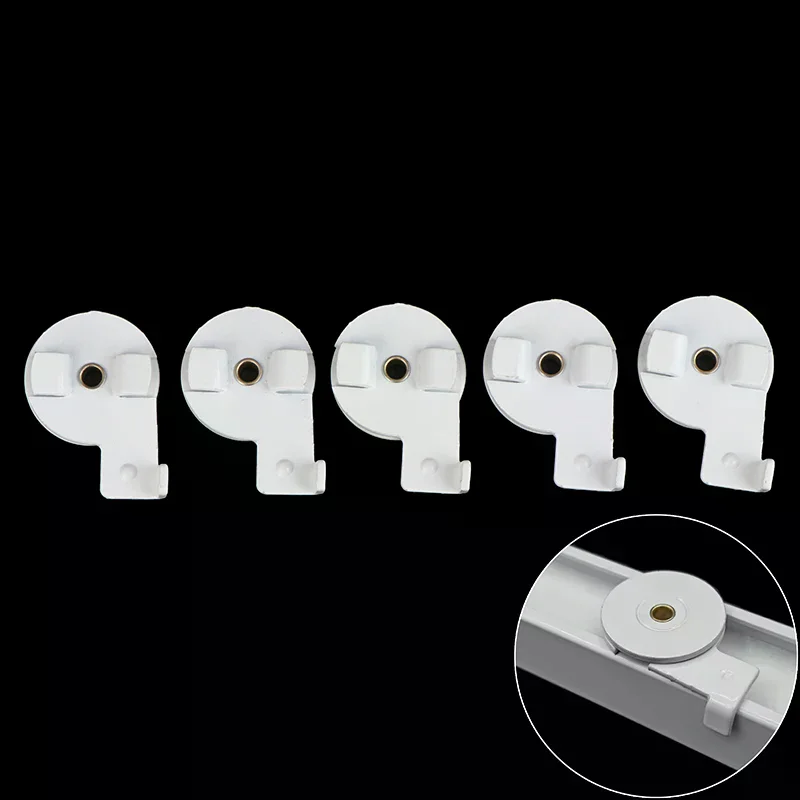 Motorized Sliding Curtain Rail Swivel Ceiling Bracket Electric Fixing Mount For Trietex Curtain Track Accessories 5/10Pcs