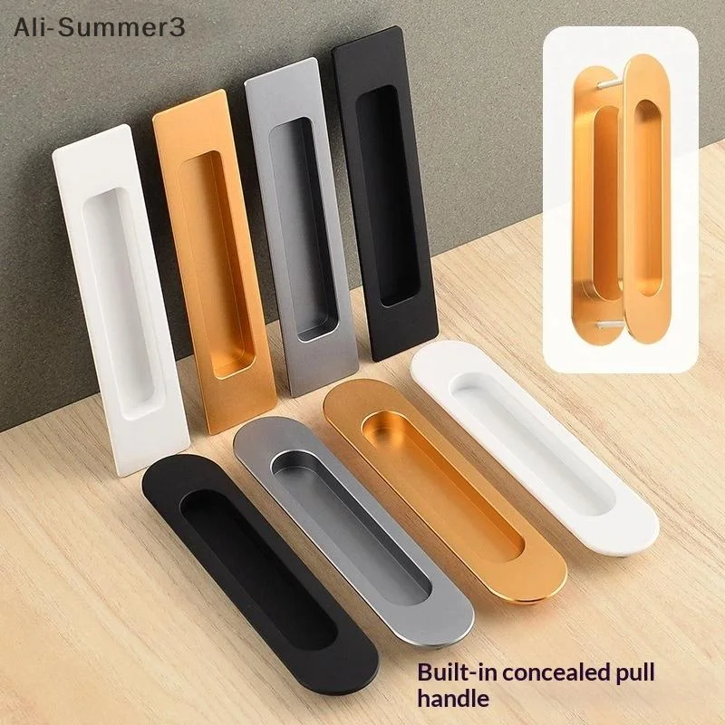 

Скрытая ручка для раздвижной двери, невидимая встроенная ручка для двери шкафа, кухонная дверь, встраиваемая ручка для раздвижных дверей