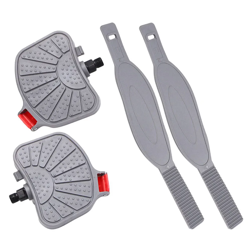 

Foot Strap Exercise Bike Supplies Pedals Exercising Indoor with Straps Cage Replacements Cycle Accessories Man