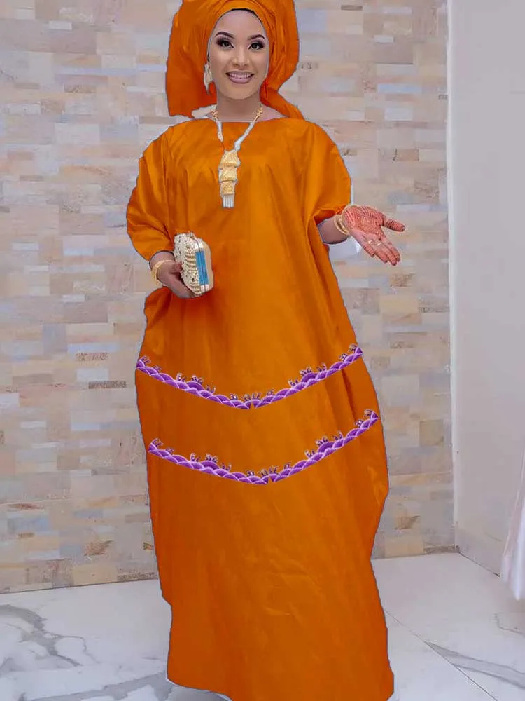 Guipure Bazin Riche Long Dresses 2023 Latest Bazin Riche Dashiki Robe For African Women Wedding Clothing Bazin Riche Material