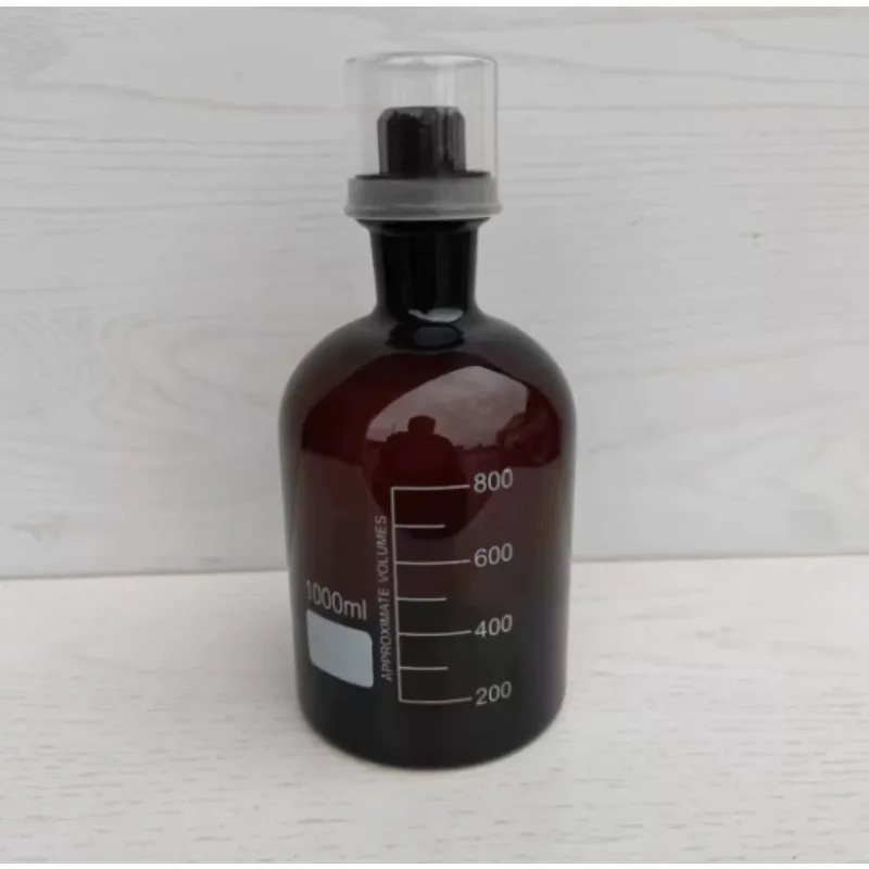 

Бутылка для проб Shuniu 200 мл, коричневое стекло, для отбора проб воды, с пробкой HJ-1226-2021