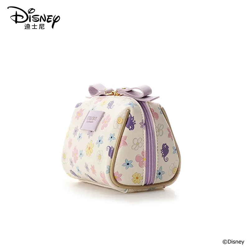 Disney-Bolso de cosméticos para mujer, bolsa de mano impermeable, multifuncional, de gran capacidad, con pintalabios, Original, novedad