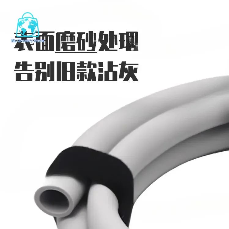 Premium Gray Silicone Aquarium Filter Hose - Food Grade Non-Toxic Water Inlet & Outlet Tubing