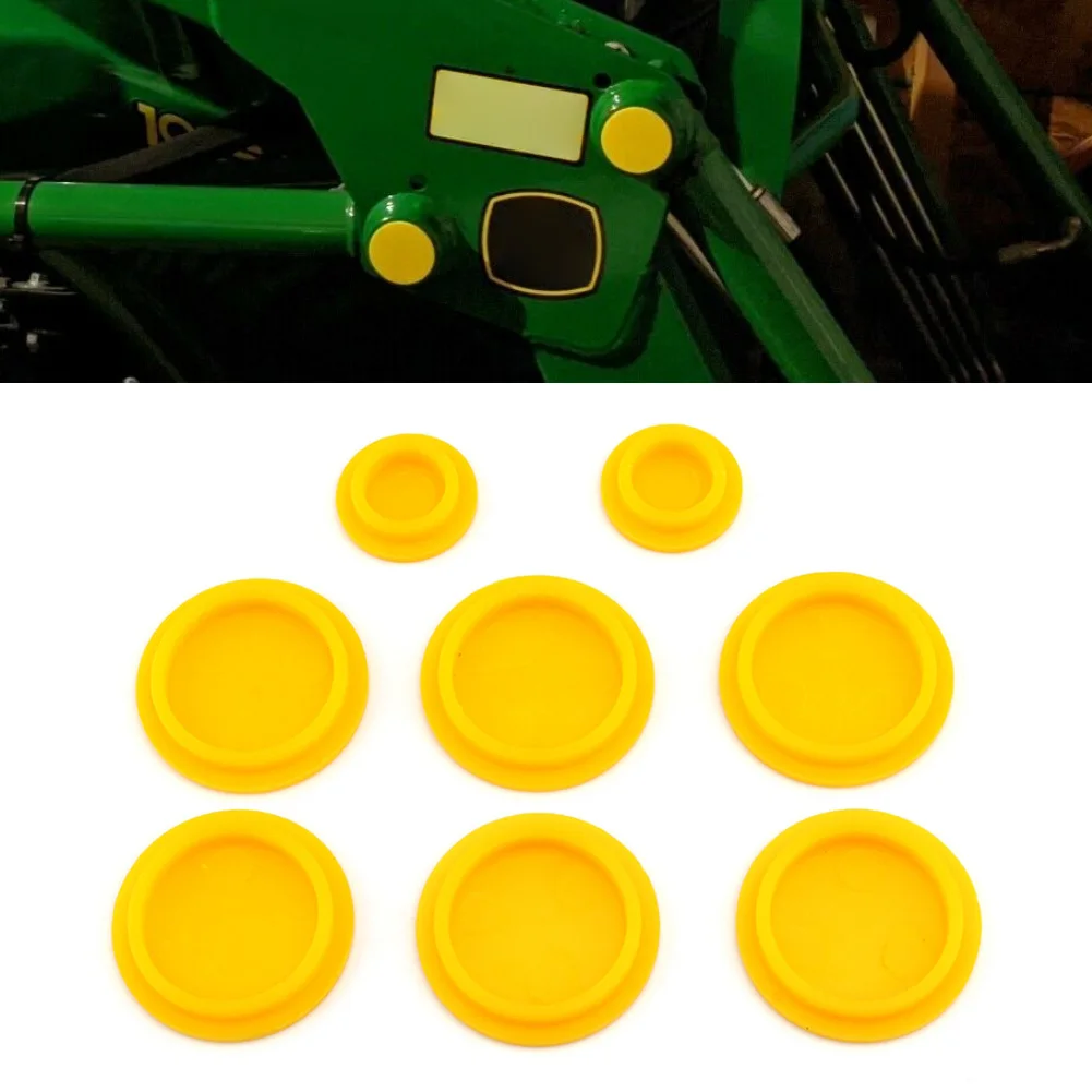 8Pcs/Set Compact Tractor 120 Loader Zerk Fitting Grease Caps For John Deere 1023E 1025R 2025R