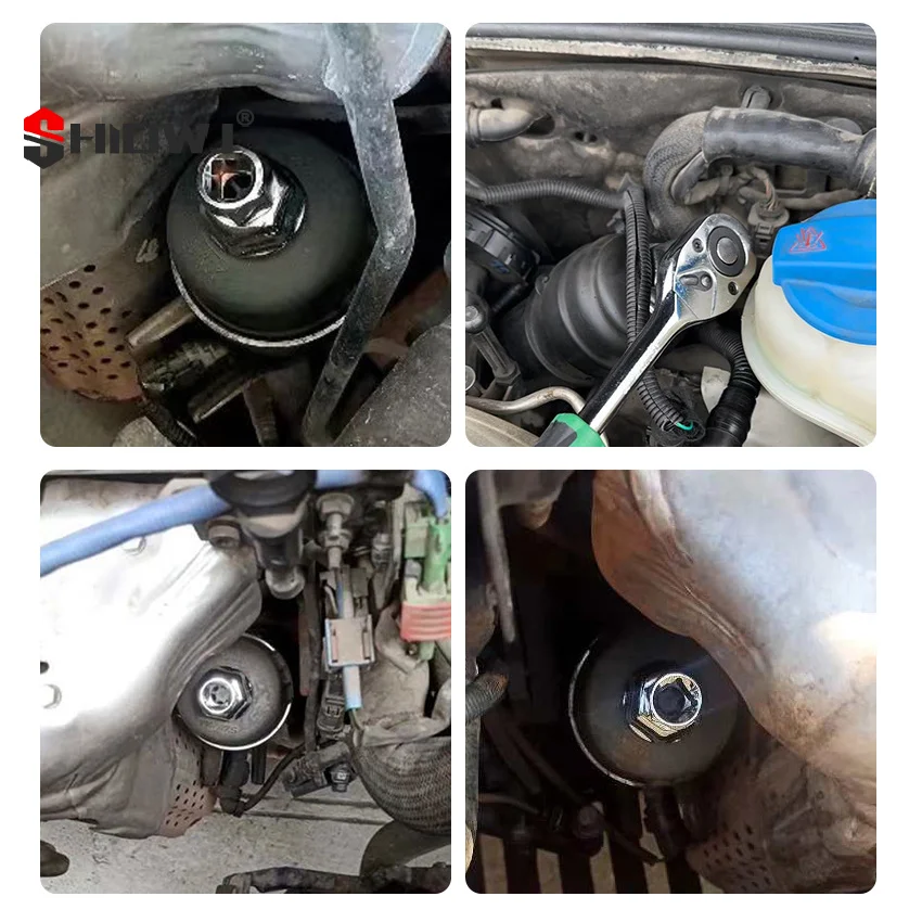 27/32/36mm Socket Wrench Auto Car Oil Filter Wrenches Socket Remover Tool For Most Car Models Oil Filter Caps