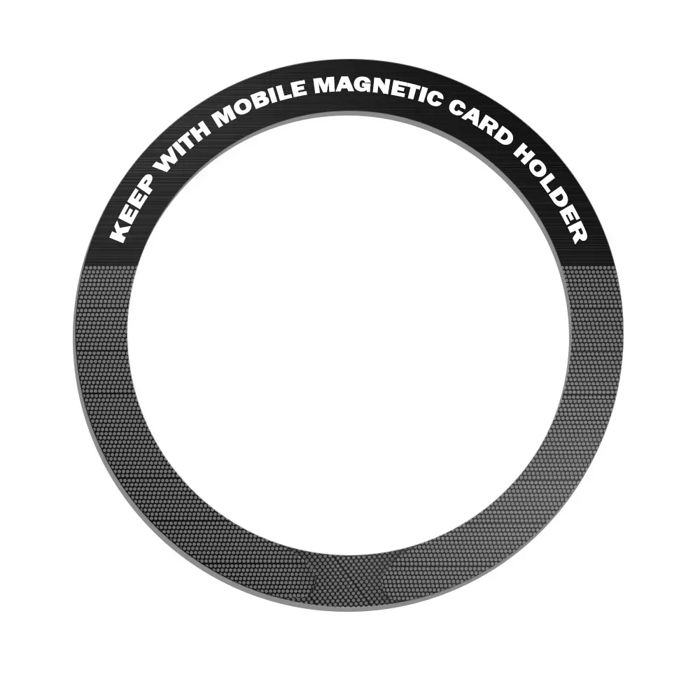 1/3/5 Stück Edelstahl Universal Magnetische Metallplatte Ring für Magsafe Kabelloses Ladegerät Eisenblech-Aufkleber Auto-Handyhalterung – Detail 1
