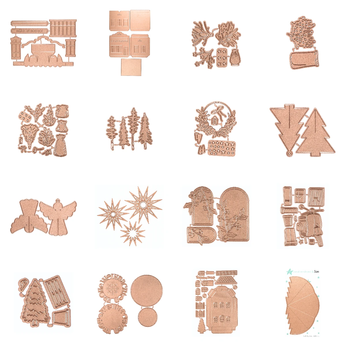 

Happy Fest Stamps 2025 New Metal Cutting Dies For Scrapbook Diary Decoration Embossing Template Diy Greeting Card Handmade