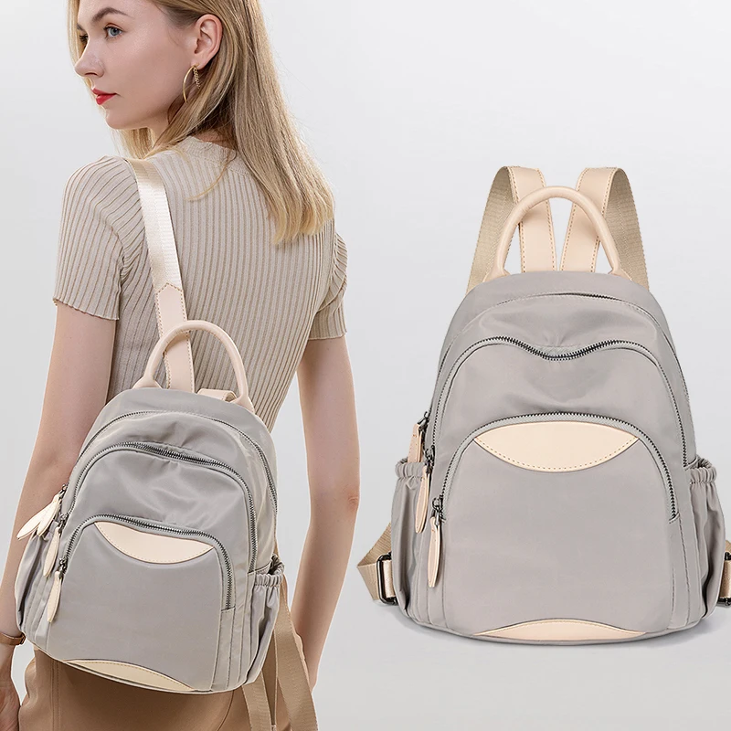 Sacs à dos imperméables pour femmes, nouvelle tendance de loisirs, sacs de voyage pour filles, petits sacs à livres, sacs à dos en cuir, emballage de sac