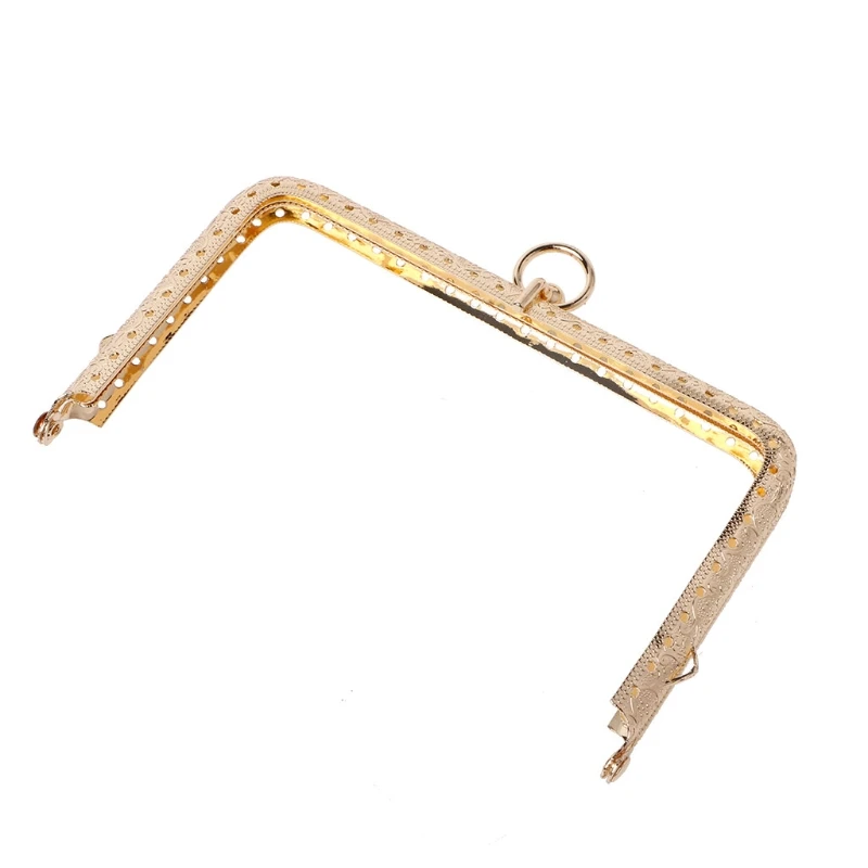 1Pc DIY Purse Handbag Handle Bags Metal Kiss Clasp Lock Frame 13.8cm F1CC