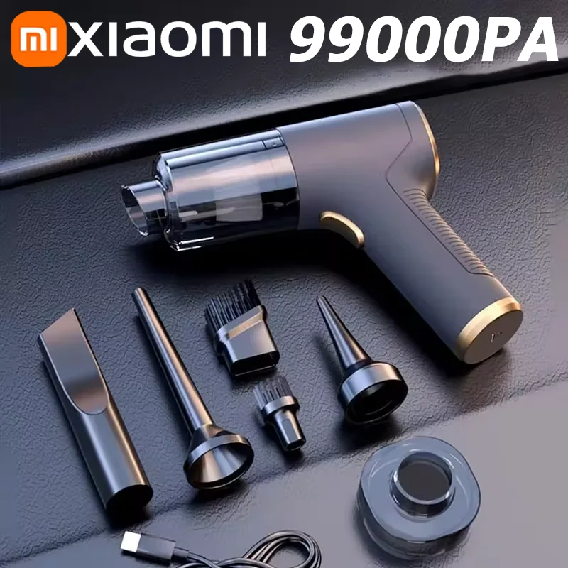 Xiaomi Car Vacuum Cleaner 2-in-1 Portable 99000Pa Wireless Car Vacuum Cleaner Handheld Home Car Dual Use Car Vacuum Cleaners